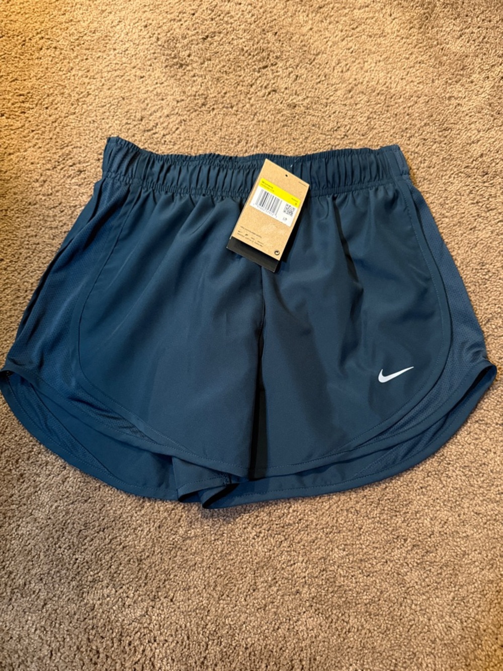 Nike Women's Dark Blue Athletic Running Shorts Size S NWT